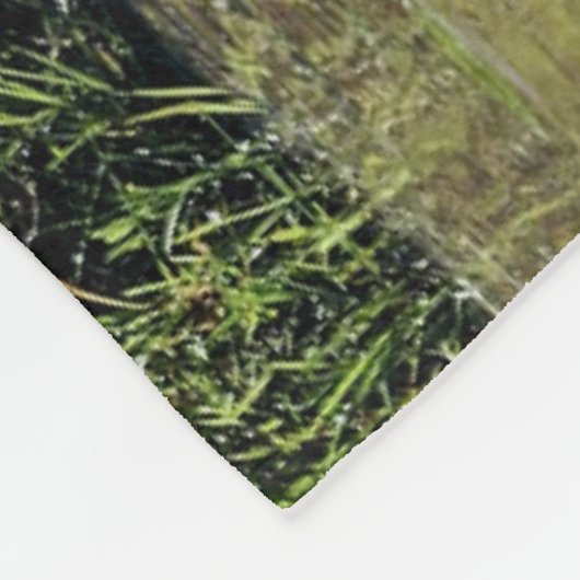 PFLANZENREIS FLEECEDECKE (Ecke)