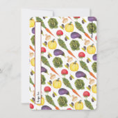 Pflanzenrezeptkarten Einladung (Rückseite)