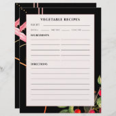 Pflanzenrezeptur | Schwarze Botanische Kirschen (Vorne/Hinten)