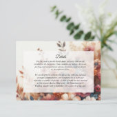 Pflanzenställe und bemalte Himmel ernten Begleitkarte (Stehend Vorderseite)