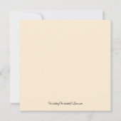 Pflanzenställe und bemalte Himmel ernten Einladung (Rückseite)