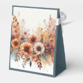 Pflanzenställe und bemalte Himmel ernten Geschenkschachtel (Rückseite)