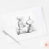 "Pflanzenvorschlag" Square Sticker Set (Umschlag)