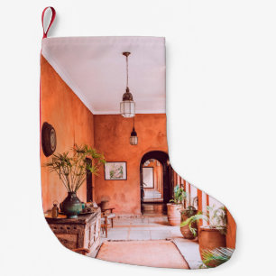 PFLANZER MIT PFLANZE IN DER NÄHE DER RÄUME RUG INN KLEINER WEIHNACHTSSTRUMPF