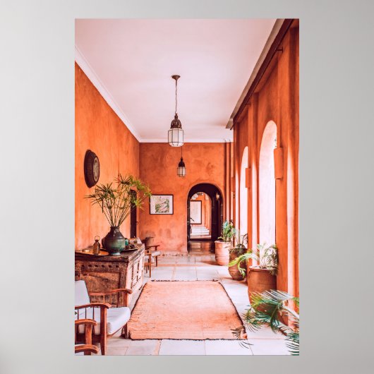 PFLANZER MIT PFLANZE IN DER NÄHE DER RÄUME RUG INN POSTER (Vorne)