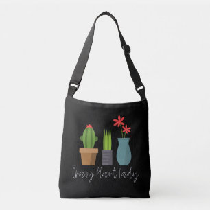 Pflanzgut - Crazy Plant Lady Tragetaschen Mit Langen Trägern