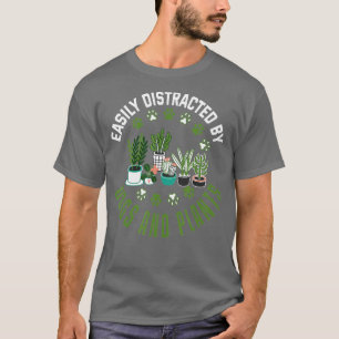 Pflanzgut und Dogs Shirt Funny Plant Lover Dog Lov