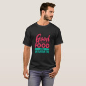 Pflanzlich Basiertes Essen Gute Laune Werde Vegane T-Shirt (Vorne ganz)