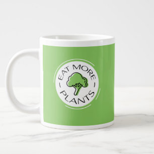 Pflanzlich Vegan Mehr Pflanzen Essen Saubere Nahru Jumbo-Tasse