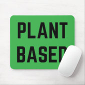 Pflanzlich Vegan Mousepad (Mit Mouse)