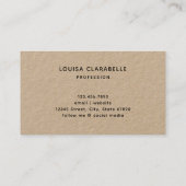 Pflanzliche Beeren Gemüse Visitenkarte (Rückseite)