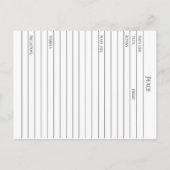 Pflanzliche Pfirsiche Materia Medica Botanische Ka Postkarte (Rückseite)