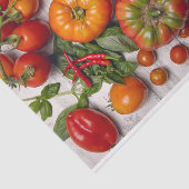 Pflanzliche und pflanzliche Ernte Seidenpapier (Ausschnitt)