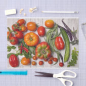 Pflanzliche und pflanzliche Ernte Seidenpapier (Handwerk)