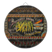 Pflanzliches Land mit String Bean Dartscheibe (vorne)