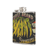 Pflanzliches Land mit String Bean Flachmann (Links)