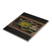 Pflanzliches Land mit String Bean Fliese (Seite)