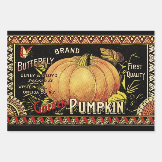 Pflanzliches Land mit String Bean Geschenkpapier Set (Vorderseite 3)