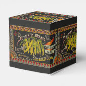 Pflanzliches Land mit String Bean Geschenkschachtel (Rückseite)