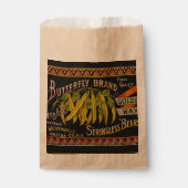 Pflanzliches Land mit String Bean Geschenktütchen (Vorderseite)