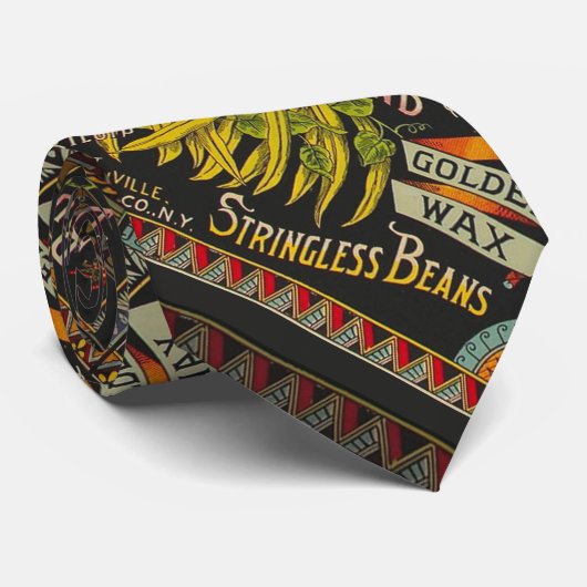 Pflanzliches Land mit String Bean Krawatte (Gerollt)