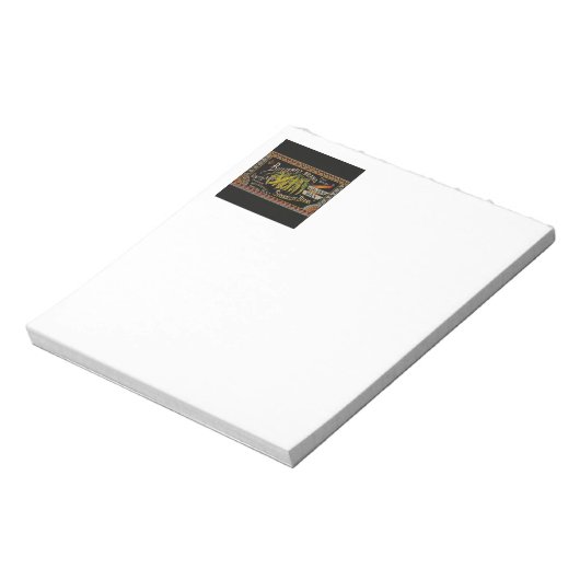 Pflanzliches Land mit String Bean Notizblock (Rotiert)