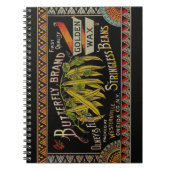 Pflanzliches Land mit String Bean Notizblock (Vorderseite)