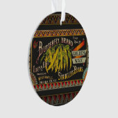 Pflanzliches Land mit String Bean Ornament (Vorderseite)