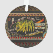 Pflanzliches Land mit String Bean Ornament (Rückseite)