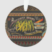 Pflanzliches Land mit String Bean Ornament (Vorderseite)