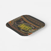 Pflanzliches Land mit String Bean Pappteller (Gewinkelt)