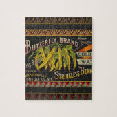 Pflanzliches Land mit String Bean Puzzle (Vertikal)