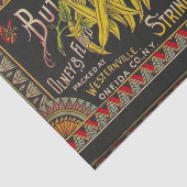 Pflanzliches Land mit String Bean Seidenpapier (Ausschnitt)