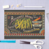 Pflanzliches Land mit String Bean Seidenpapier (Handwerk)