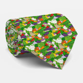 Pflanzmuster Krawatte (Gerollt)