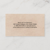 Pflanzung eines Saatguts Visitenkarte (Rückseite)