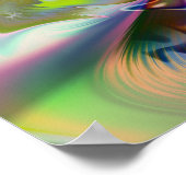 Pflaster 2 Abstrakt Art Poster (Ecke)