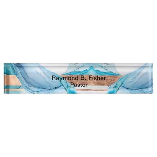 Pflaster-Acrylnamenplatte Namensplakette (Vorderseite)