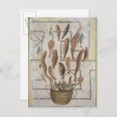 Pflaster, auf dem Fische dargestellt sind, die aus Postkarte (Vorne/Hinten)