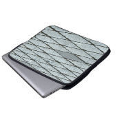 Pflaster aus Graubeton Laptopschutzhülle (Vorne Knopf)