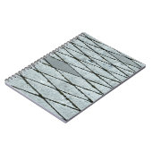 Pflaster aus Graubeton Notizblock (Linke Seite)