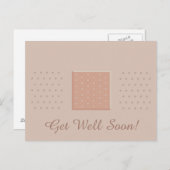 Pflaster bald gut - Postkarte (Vorne/Hinten)