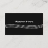 Pflaster für die Bauwirtschaft Visitenkarte (Vorderseite)