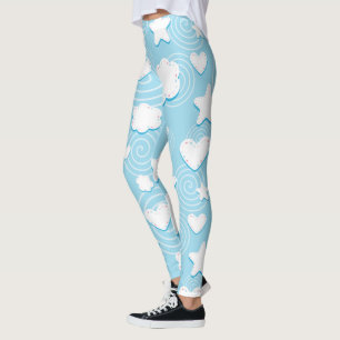 Pflaster für Herz und Sterne Leggings