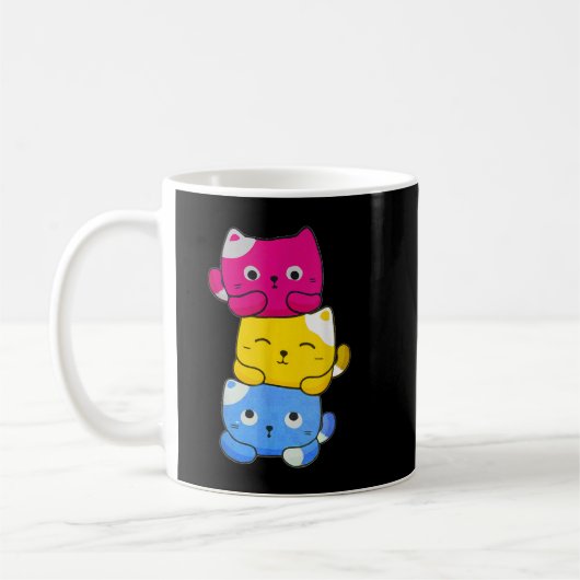 Pflaster Kawaii Cat Anime Art Cute Pan Pride Kaffeetasse (Links)