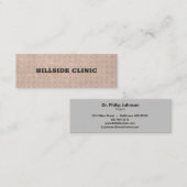 Pflaster Mini Visitenkarte (Vorne/Hinten)