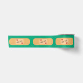 Pflaster mit personalisiertem Text Satinband (Vorderseite)