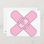 Pflaster Postkarte (Vorne/Hinten)