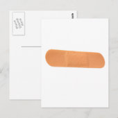 Pflaster Postkarte (Vorne/Hinten)
