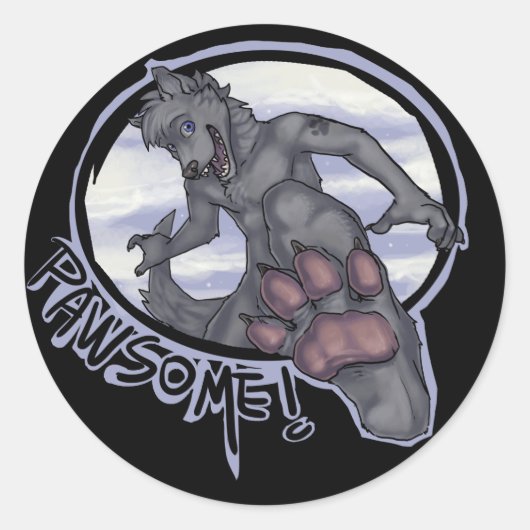 Pflaster Runder Aufkleber (Vorderseite)